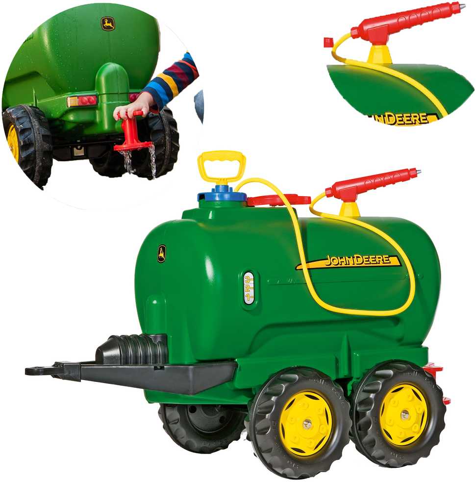 Rolly Toys Traukinys Cisternas John Deere Dviejų Ašių 30l