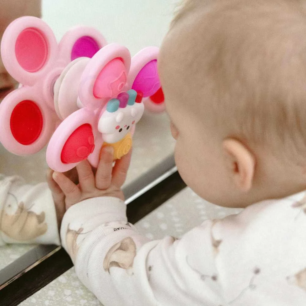 Woopie Rožiniai kosminiai sensoriniai suktukai Pop-it 3 vnt