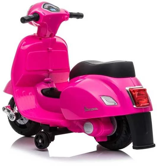 Lean Cars Elektrinis motoroleris vaikams Vespa GTS 300 Mini, rožinis