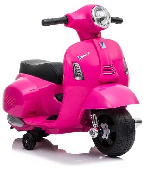 Lean Cars Elektrinis motoroleris vaikams Vespa GTS 300 Mini, rožinis