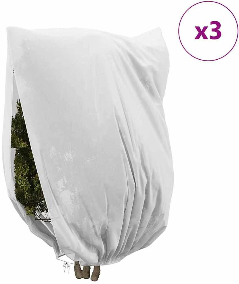 Šalčio Apsauginiai Augalų Fleece Dangčiai 3 vnt. Balta