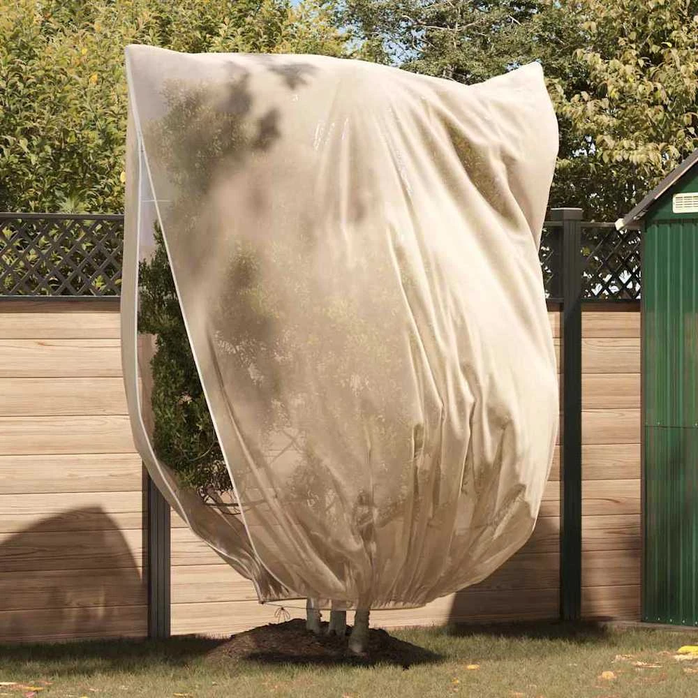 Šalčio Apsauginiai Augalų Fleece Dangčiai 3 vnt. Smėlio