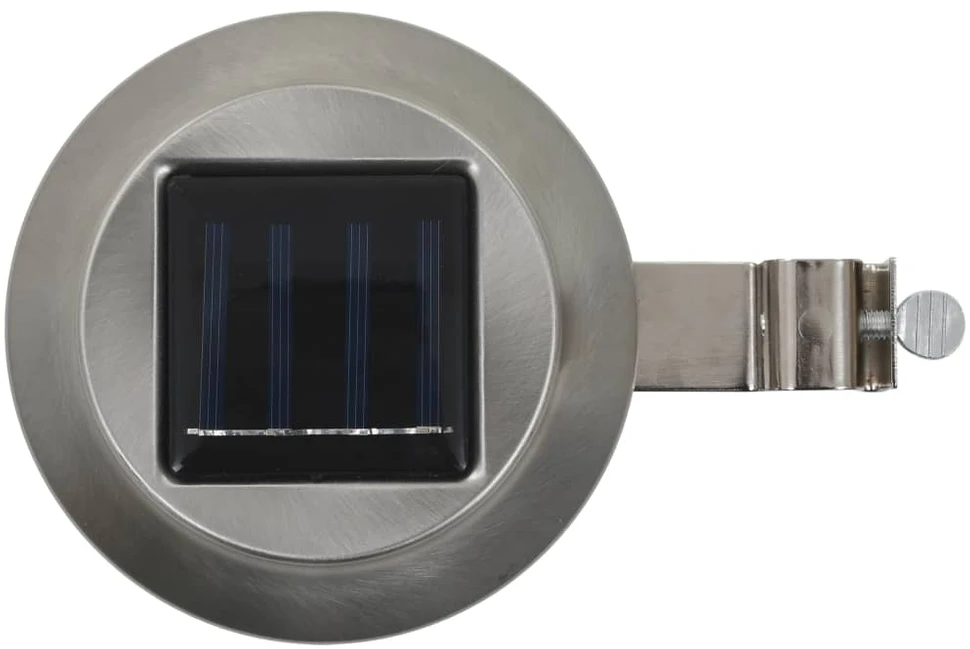 Saulės energija įkraunami lauko LED šviestuvai, 6vnt., 12cm