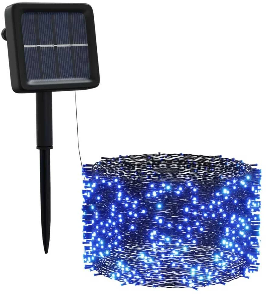 Saulės energija įkraunamos LED lempučių girliandos, 5vnt.