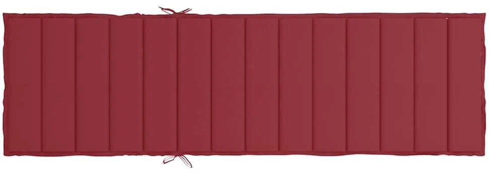 Saulės gulto čiužinukas, raudonojo vyno, 200x70x3cm, audinys