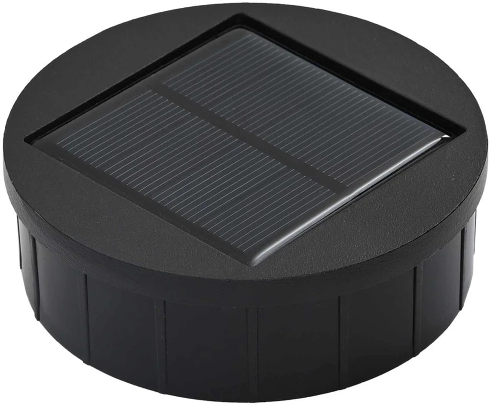 Saulės LED šaligatvio šviesa 2 vnt. Šilta balta 18 x 18 x 80 cm