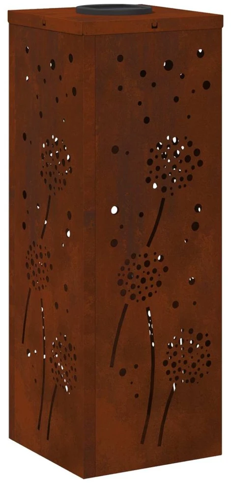 Saulės LED šaligatvio šviesa 2 vnt. Šilta balta 18 x 18 x 50 cm