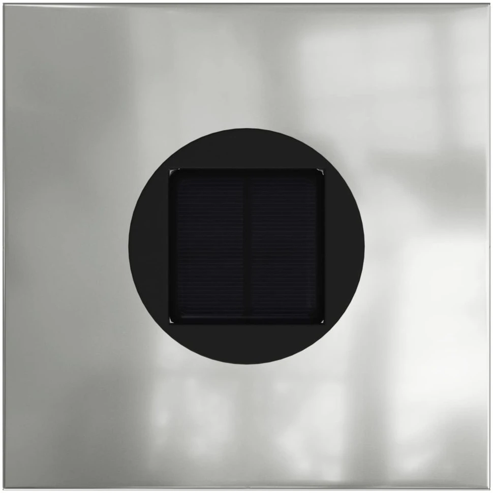 Saulės LED šaligatvio šviesa 2 vnt. Šilta balta 18 x 18 x 80 cm