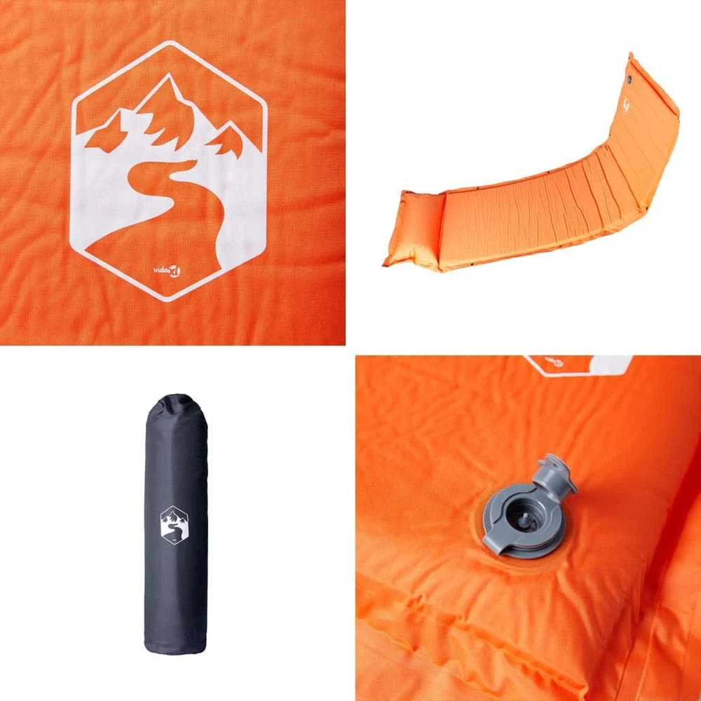 Savaime prisipučiantis stovyklavimo čiužinys, oranžinis