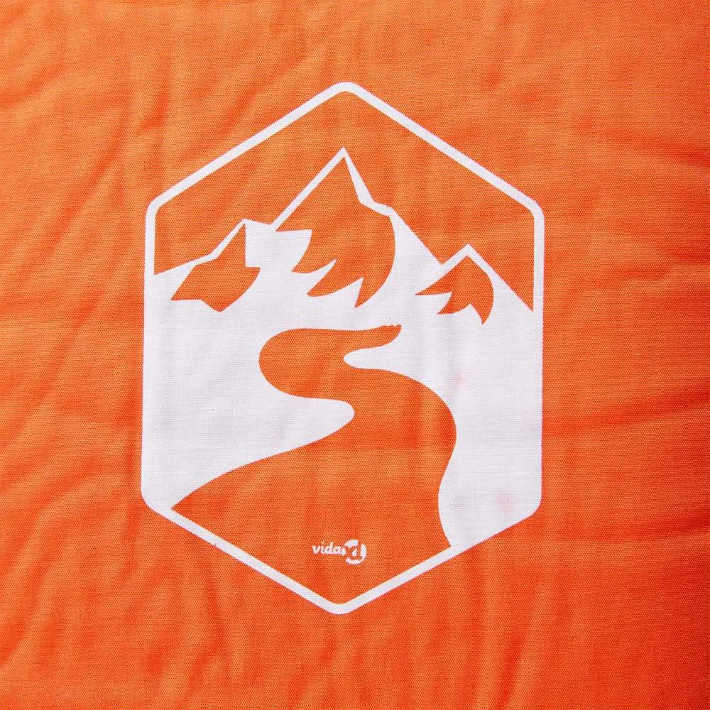 Savaime prisipučiantis stovyklavimo čiužinys, oranžinis