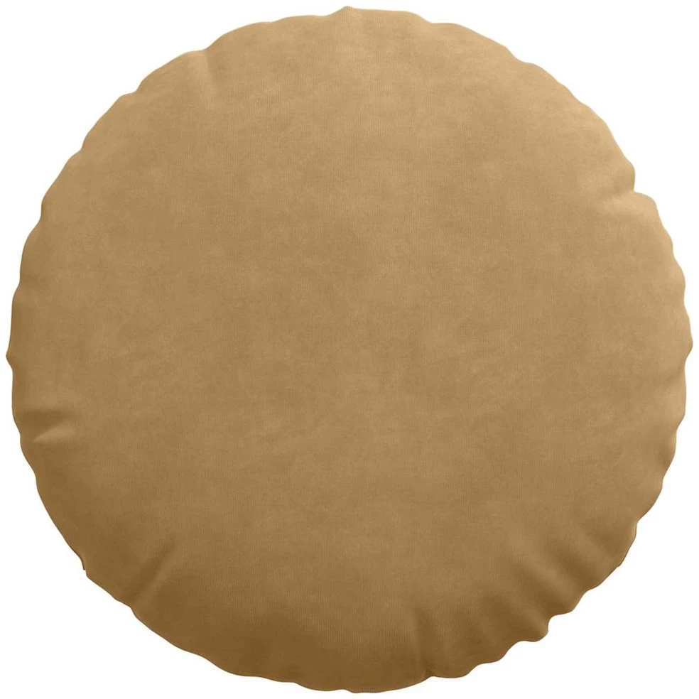 Sėdynių pagalvėlės 2 pcs Ruda Ø 40 x 13 cm Aksomas