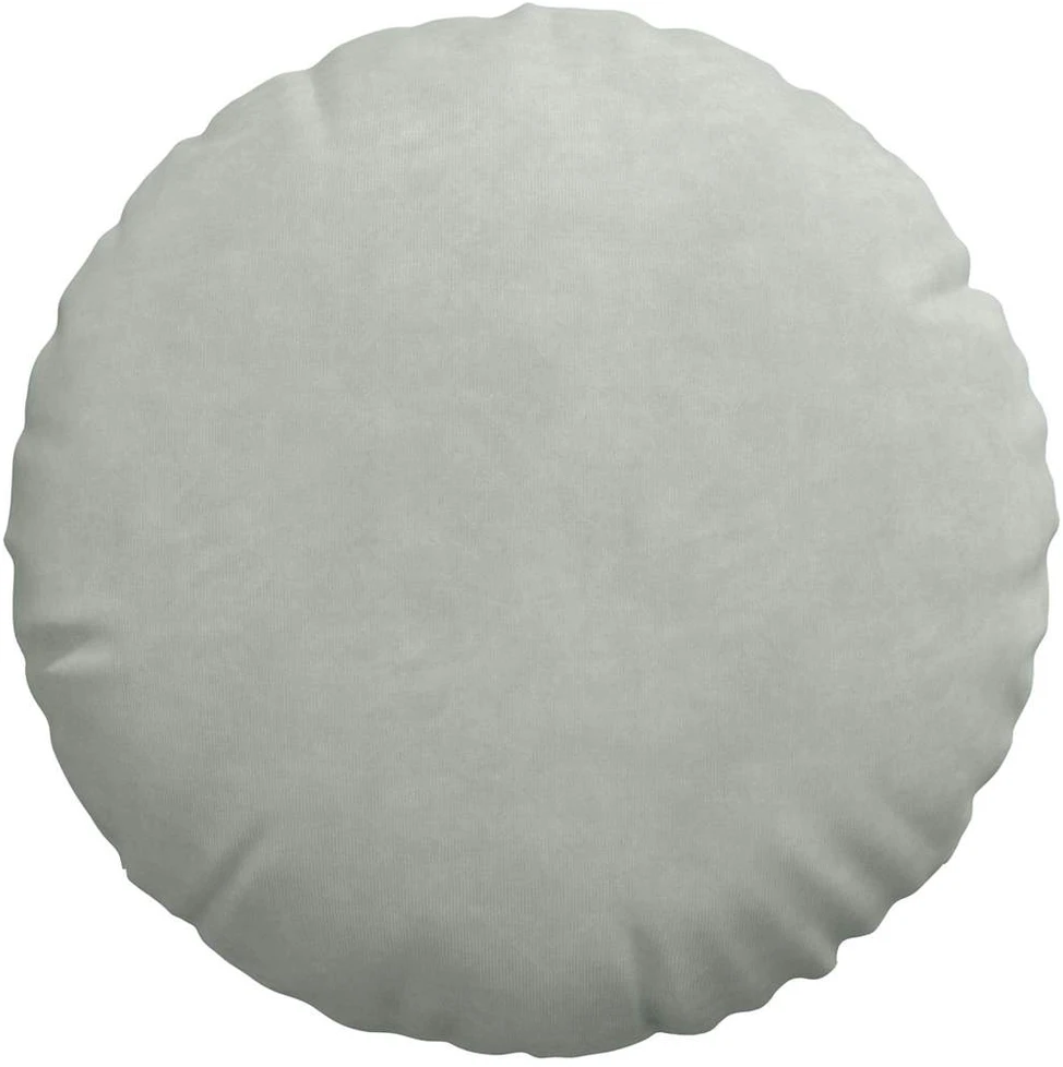 Sėdynių pagalvėlės 2 pcs Šviesiai pilka Ø 40 x 13 cm Aksomas