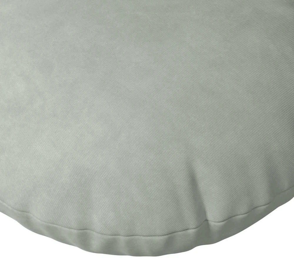 Sėdynių pagalvėlės 2 pcs Šviesiai pilka Ø 40 x 13 cm Aksomas
