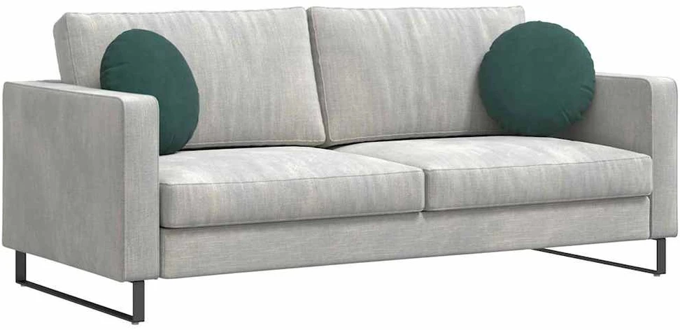 Sėdynių pagalvėlės 2 pcs Tamsiai žalia Ø 40 x 13 cm Aksomas