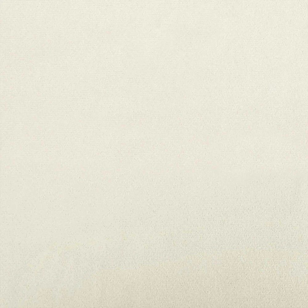Sėdynių pagalvėlės 2 vnt. Aksomas Kreminė Ø50 x 19 cm