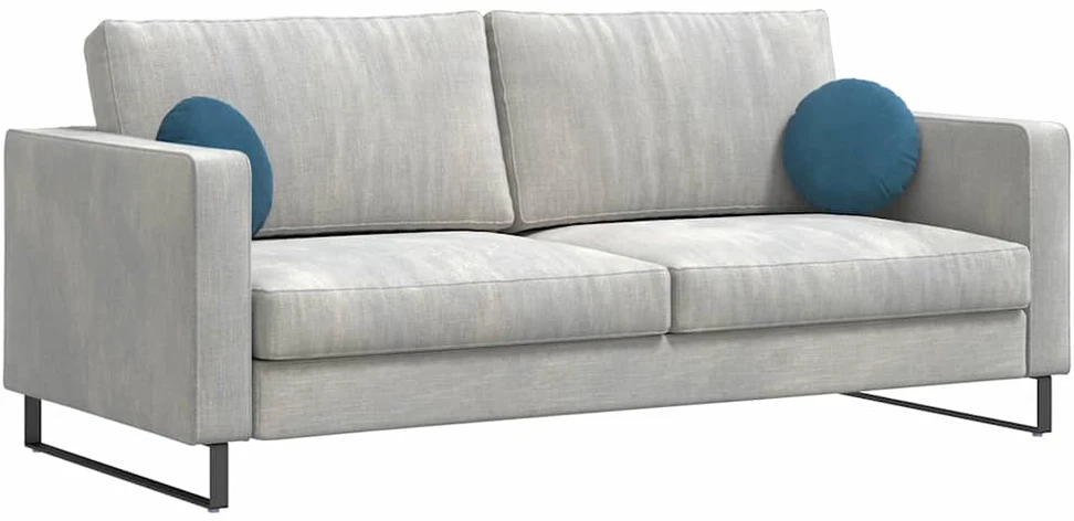 Sėdynių pagalvėlės 2 pcs Mėlyna Ø 40 x 13 cm Aksomas