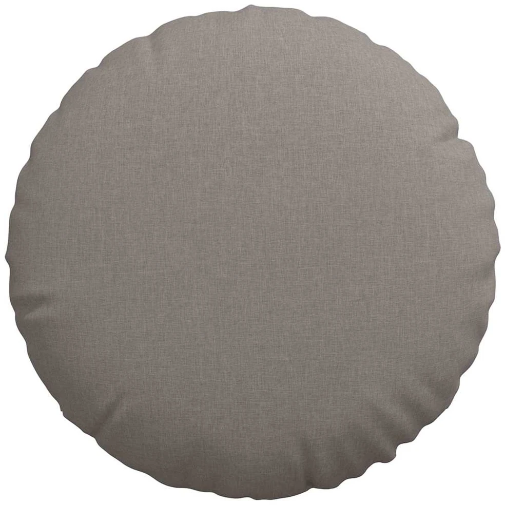 Sėdynių pagalvėlės 2 vnt. Audinys Taupe Ø60 x 21 cm
