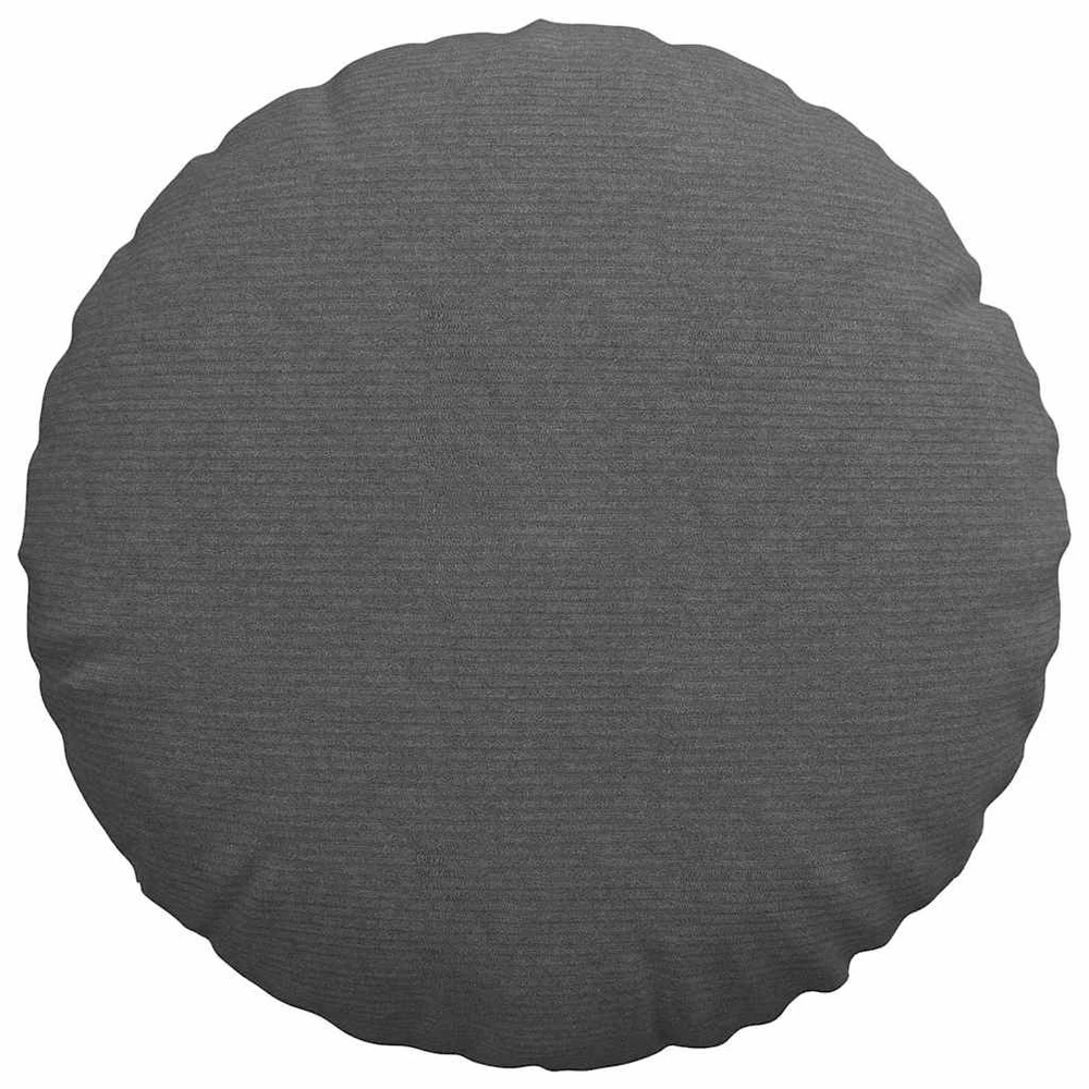 Sėdynių pagalvėlės 2 pcs Tamsiai pilka Ø 50 cm