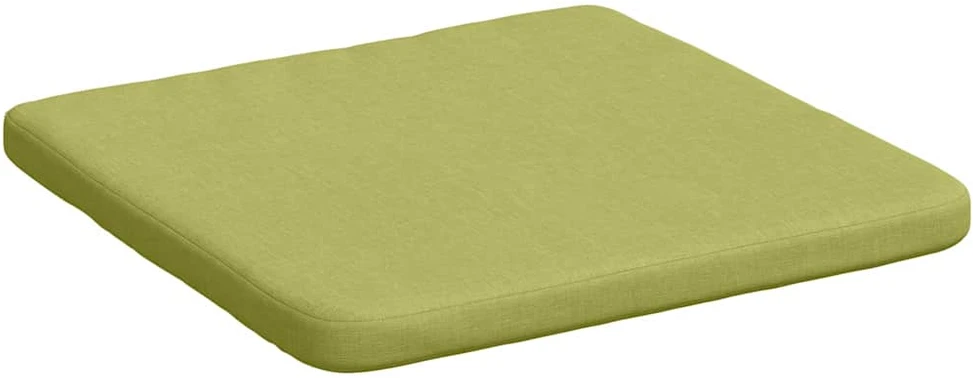 Sėdynių pagalvėlės 4 pcs Šviesiai žalia 40 x 40 x 3 cm audinys