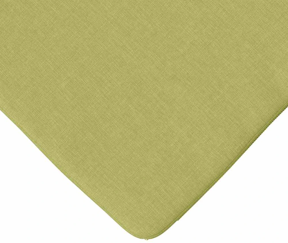 Sėdynių pagalvėlės 4 pcs Šviesiai žalia 40 x 40 x 3 cm audinys