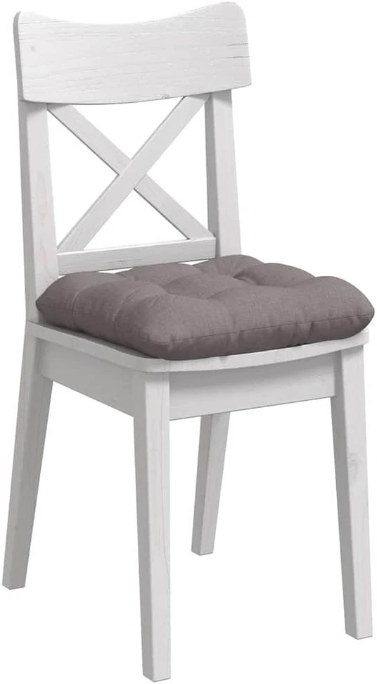 Sėdynių pagalvėlės 4 vnt. Audinys Taupe 40 x 40 x 12 cm