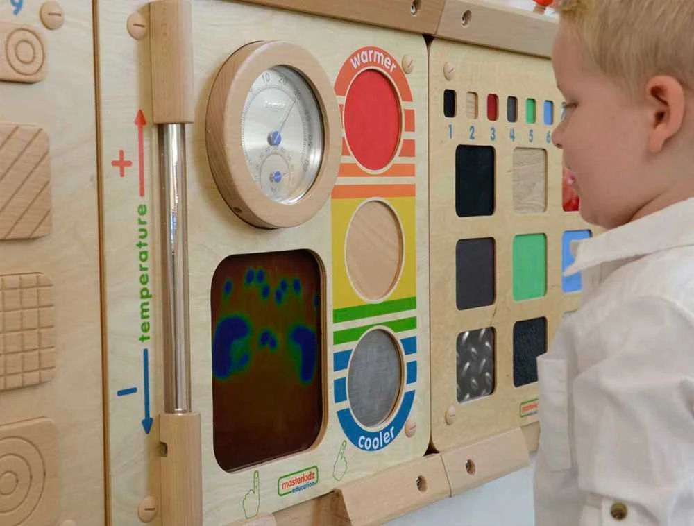 Sensorinė edukacinė sieninė lentelė Temperatūra MASTERKIDZ Flex