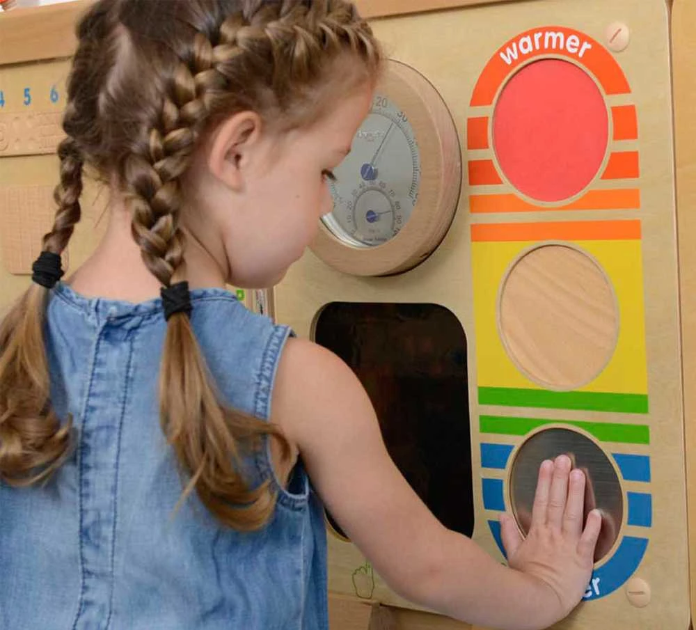 Sensorinė edukacinė sieninė lentelė Temperatūra MASTERKIDZ Flex