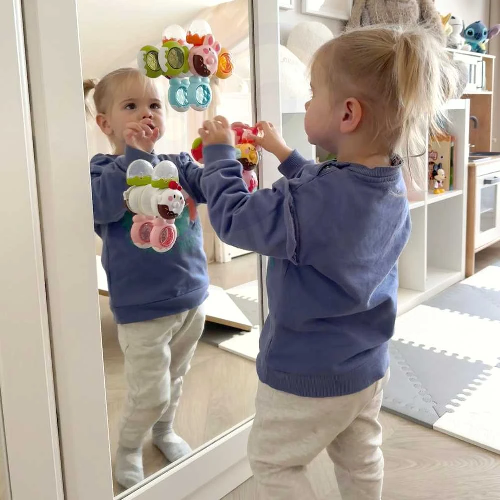 Woopie Baby WOOPIE Lauko žaislas Spinner Paveikslas Paukštis Triušis Keičiamas 3 vnt.