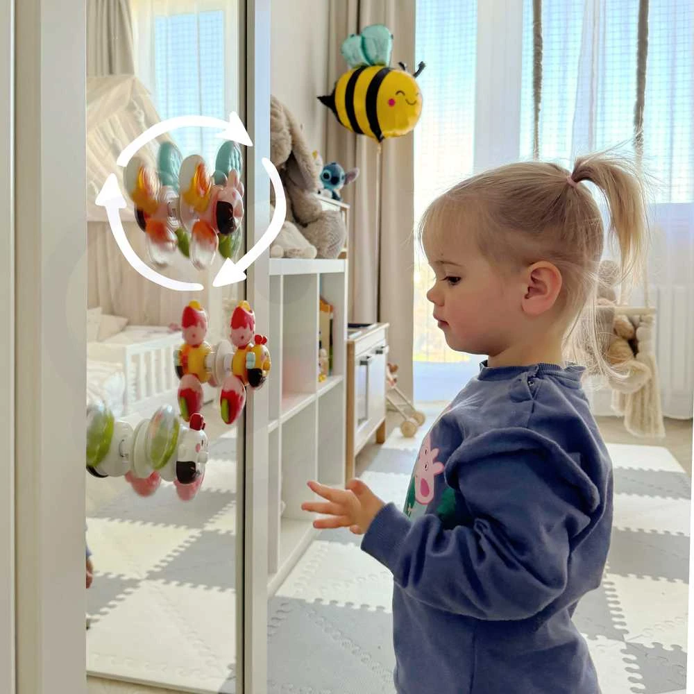Woopie Baby WOOPIE Lauko žaislas Spinner Paveikslas Paukštis Triušis Keičiamas 3 vnt.