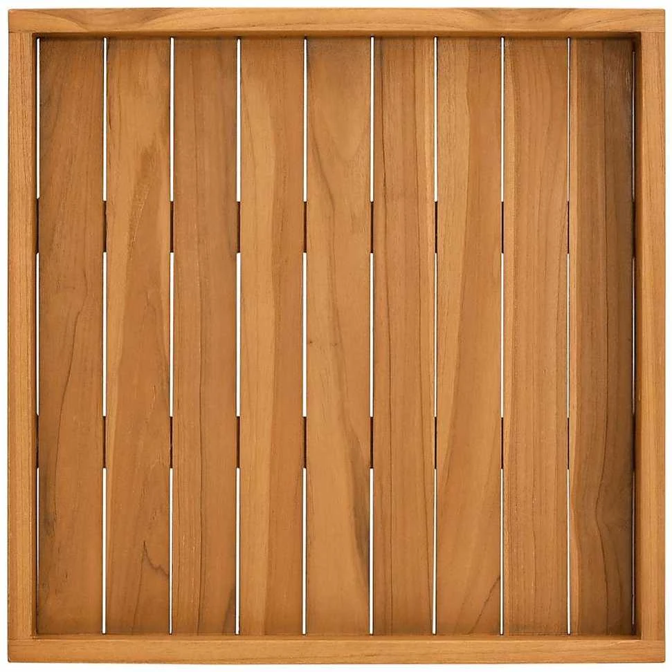 Serviravimo padėklas, 50x50cm, tikmedžio medienos masyvas
