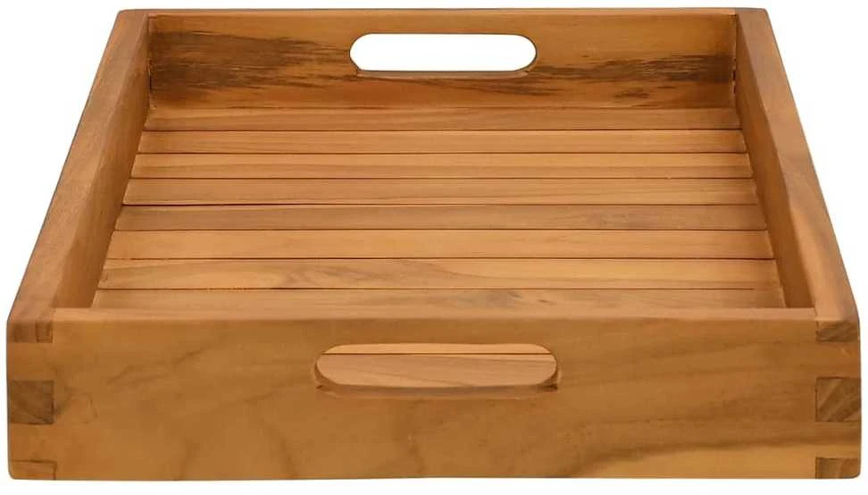 Serviravimo padėklas, 60x35cm, tikmedžio medienos masyvas