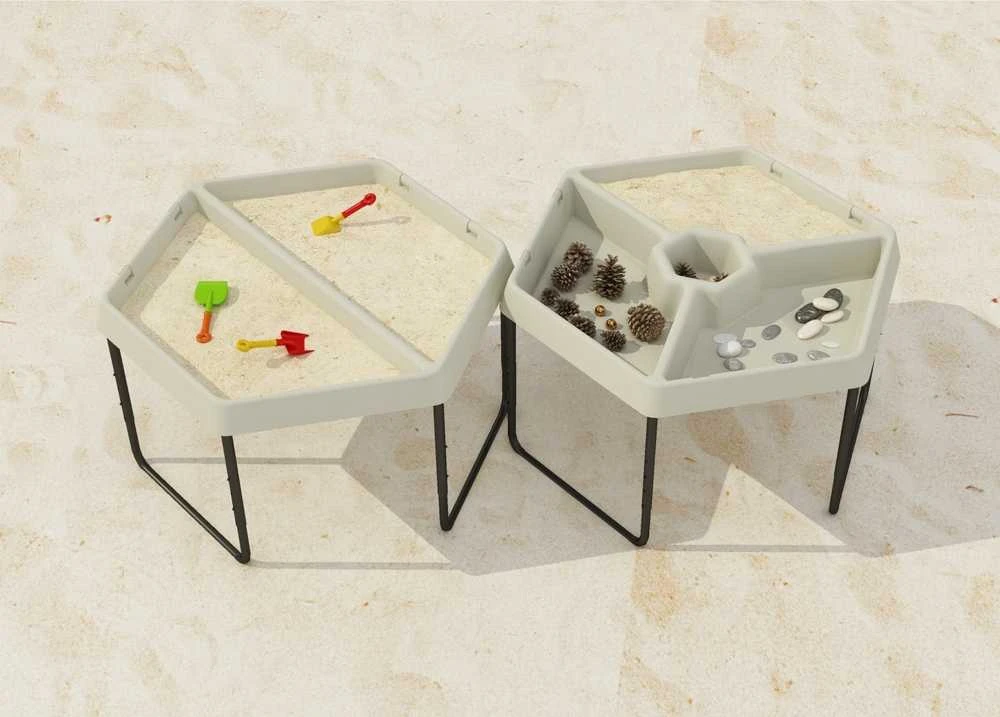 Šešiakampis žaidimų staliukas su smėliu ir vandeniu MASTERKIDZ