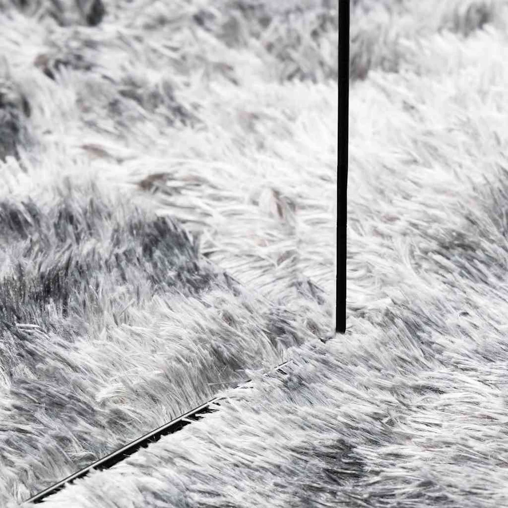 Mexen Shaggy tipo kilimas, NAVARRA, 160x160 cm, sidabrinė pilka