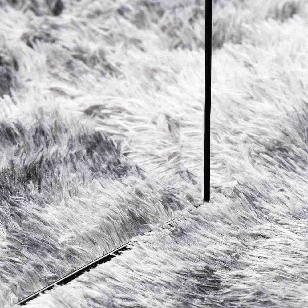 Shaggy tipo kilimas, NAVARRA, 80x150 cm, sidabrinė pilka
