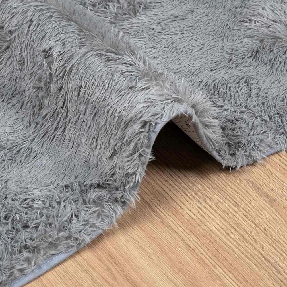 Shaggy tipo kilimas, NAVARRA, 80x150 cm, šviesiai pilka