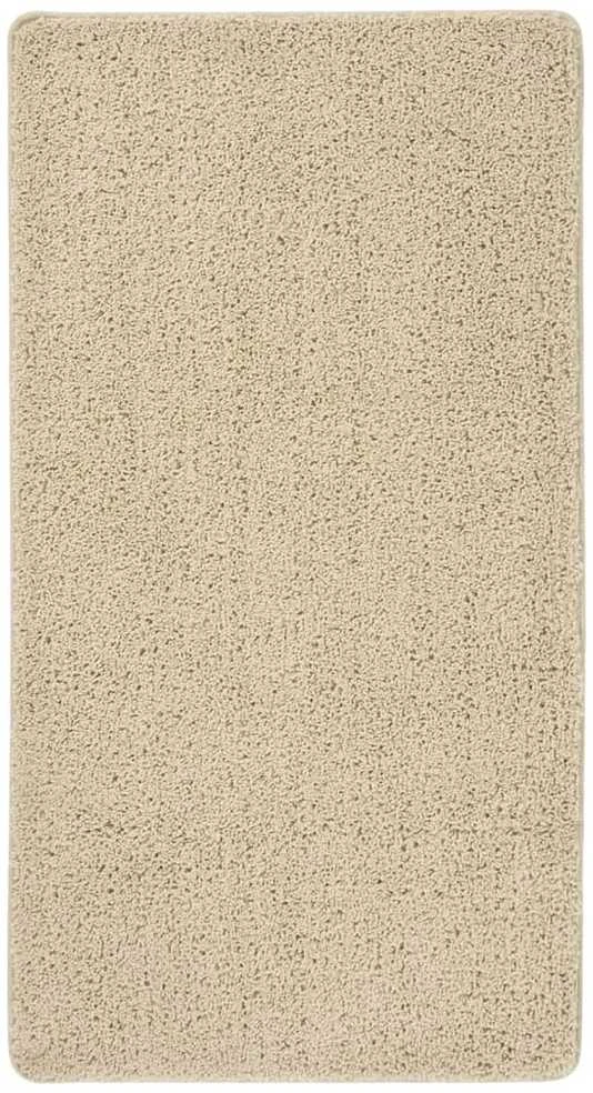 Shaggy tipo kilimėlis, kreminės spalvos, 80x150cm, neslystantis
