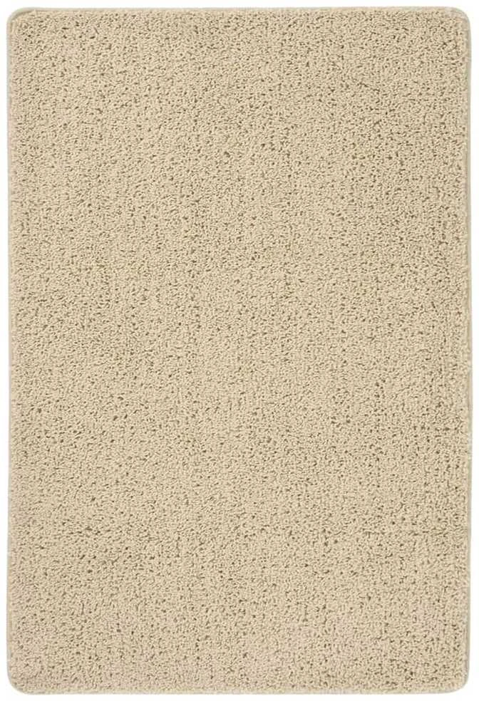 Shaggy tipo kilimėlis, kreminis, 140x200cm, neslystantis