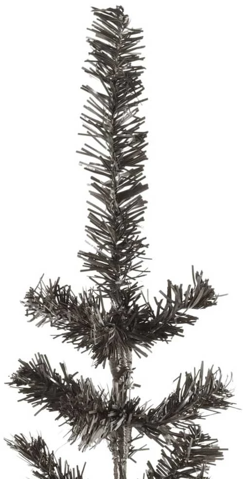 Siaura Kalėdų eglutė, juodos spalvos, 210cm