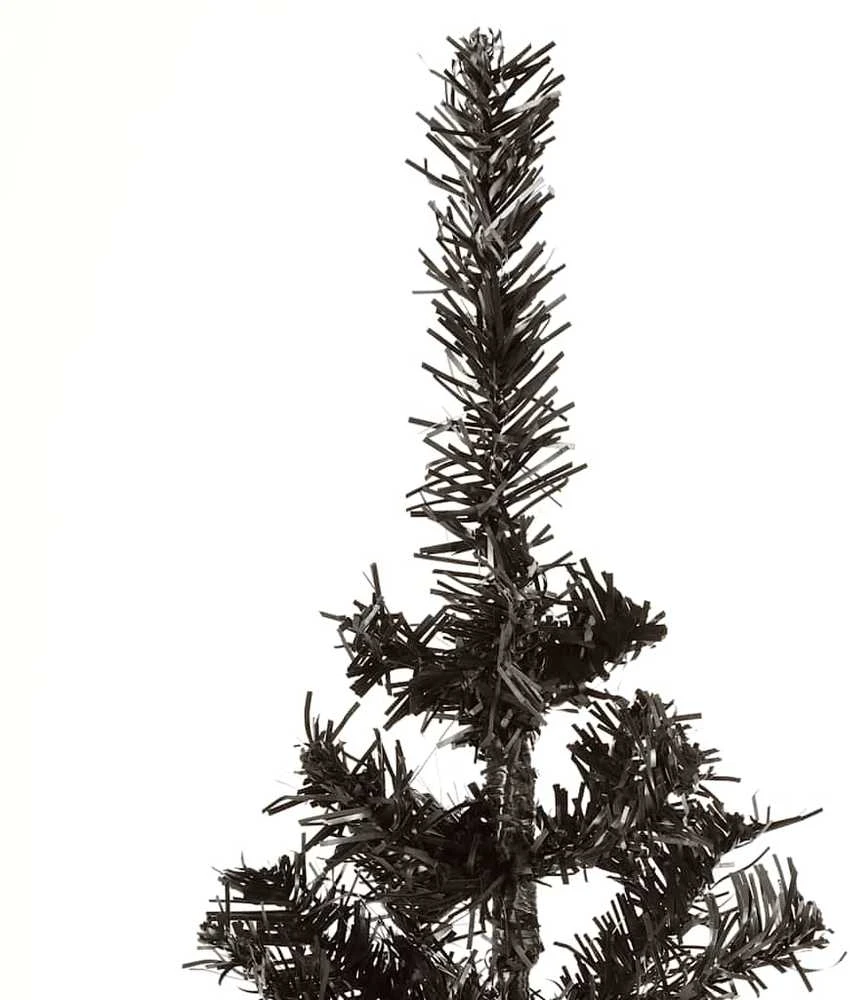 Siauria Kalėdų eglutė, juodos spalvos, 150cm