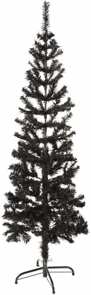 Siauria Kalėdų eglutė, juodos spalvos, 150cm