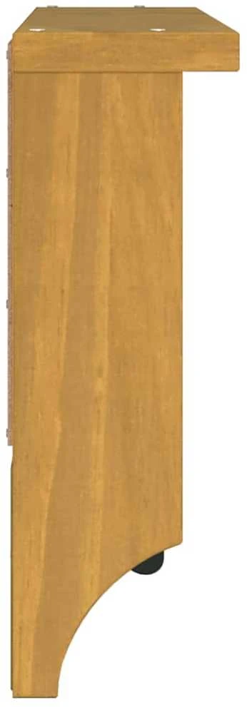 Sieninė kabykla "SANDNES" 45x12x35 cm medžio masyvo pušis