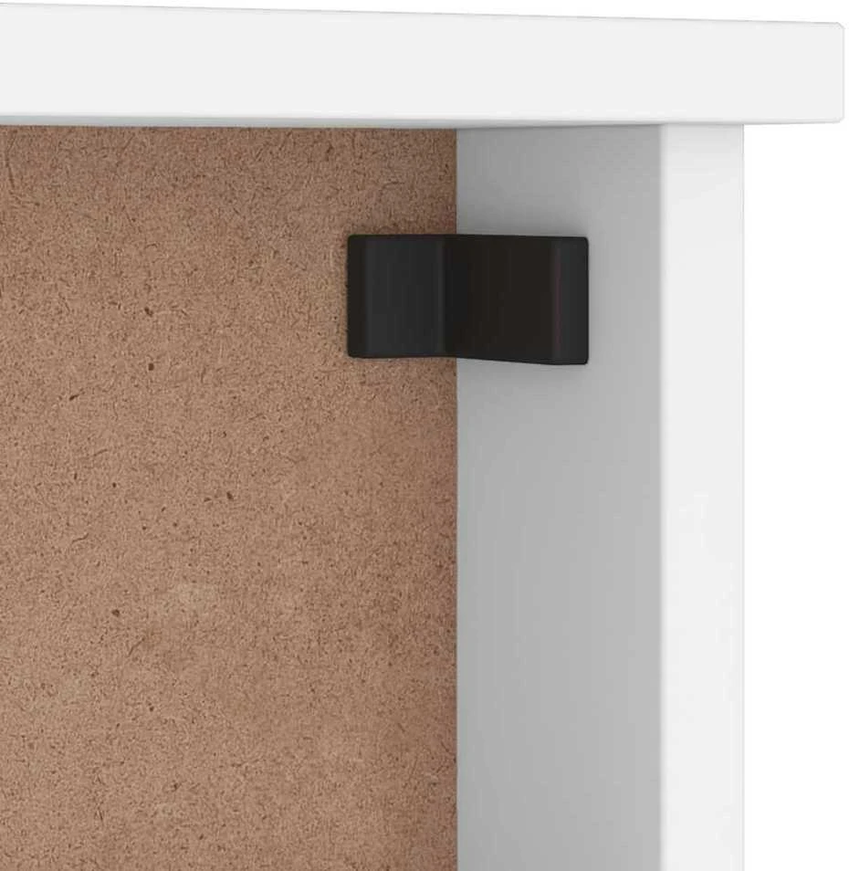 Sieninė kabykla SANDNES baltas 45x12x35 pušies masyvo