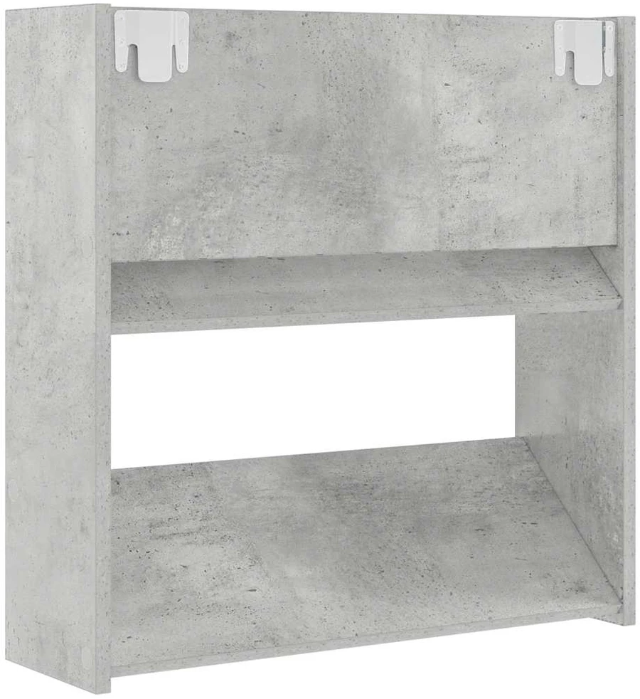 Sieninės spintelės batams, 2vnt., pilkos, 60x18x60cm, MDP