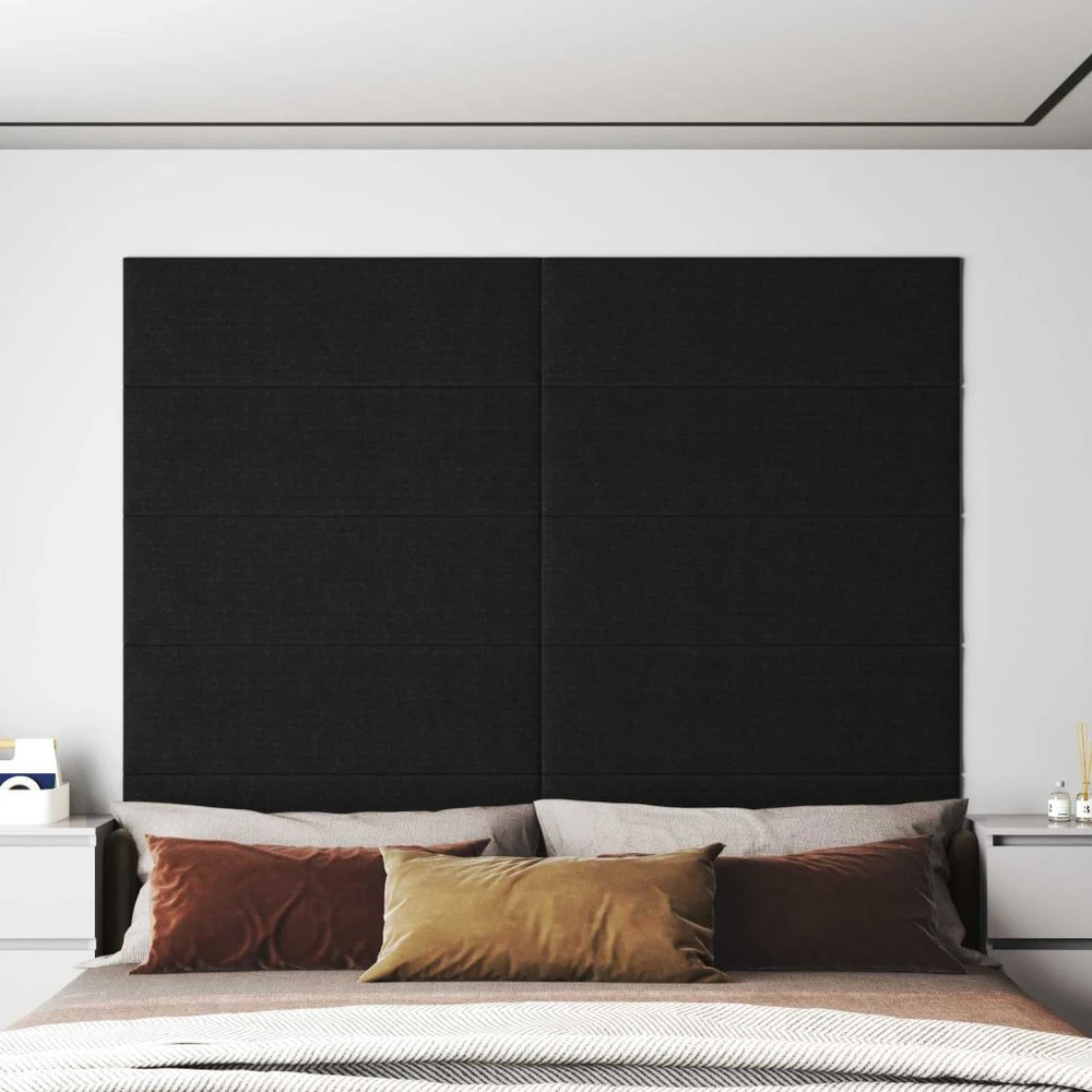 Sieninis galvūgalis 12 vnt. 90 x 30 cm Juoda audinys