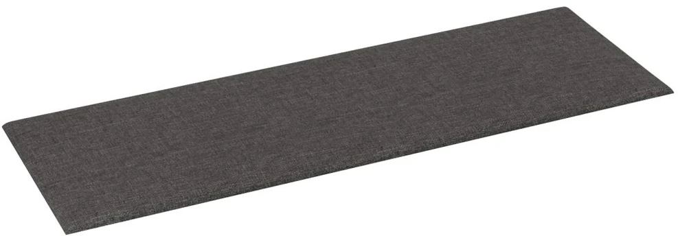Sieninis galvūgalis 12 vnt. 90 x 30 cm Tamsiai pilka audinys