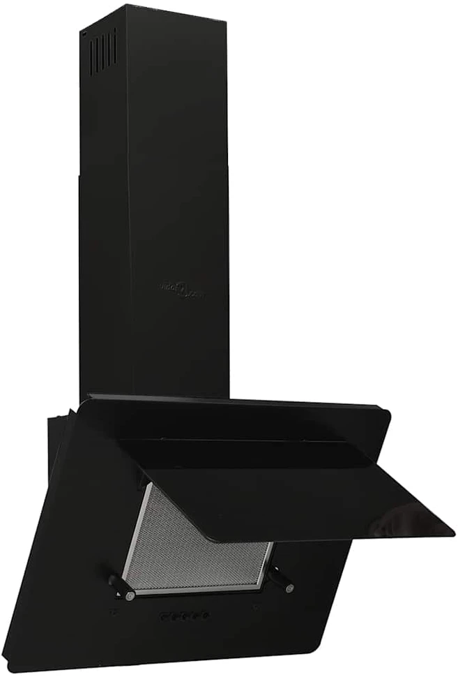 Sieninis gartraukis, juodas, 60cm, plienas ir grūdintas stiklas