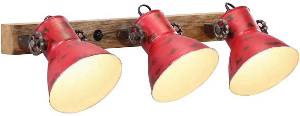 Pakabinamas šviestuvas Sieninis šviestuvas, baltintas raudonas, 65x25cm, 25W, E27
