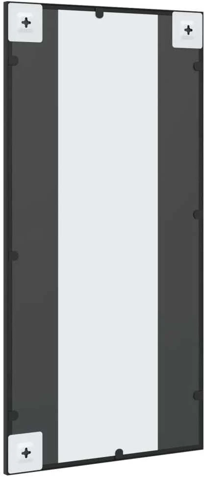 Sieninis veidrodis, juodas, 40x80cm, geležis, stačiakampis