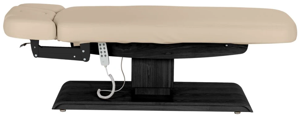 Activeshop Elektrinis SPA procedūrų gultas Sillon Relax, smėlio su tamsios medienos pagrindu
