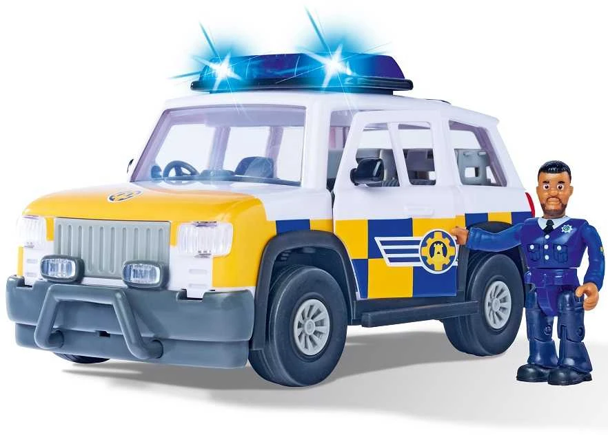 Pats „Simba“ ugniagesys Jeep policijos figūrėlė Malcolma